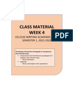 Class Material Week 4