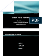 Black Hole Routers