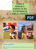 Week 6 Kartilya NG Katipunan by Emilio Jacinto