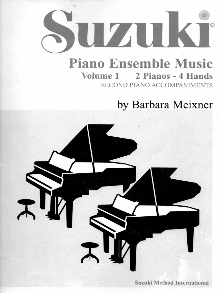 SUZUKI Piano Ensamble Vol 1 2 Pianos PDF