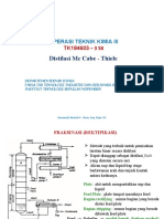 Distilasi MC Cabe - Thiele