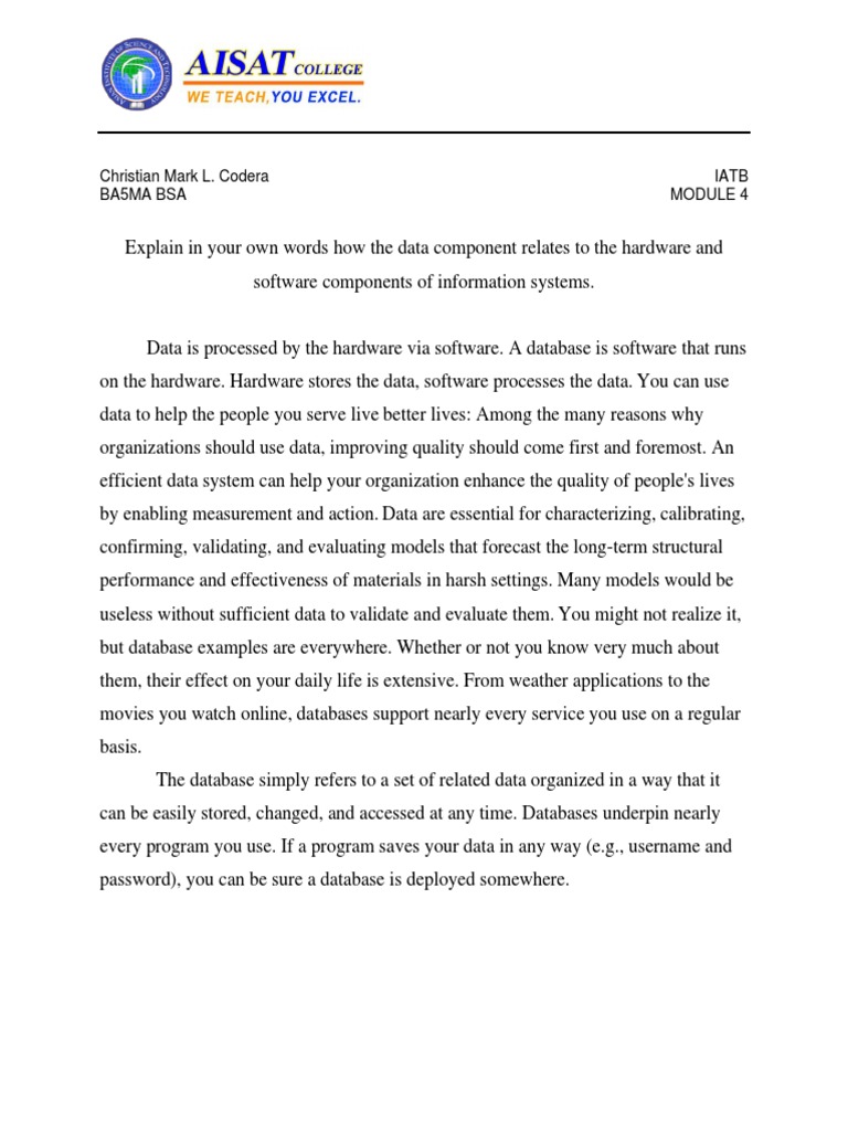 Iatb-Codera-Module 4 | PDF | Technology & Engineering