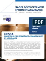 HESCA - Bac5 Manager Developpement Et Souscription en Assurance