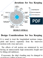 Design Considerations For Sea Keeping