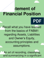01 Statement of Financial Position