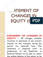 Statement in Changes in Equity