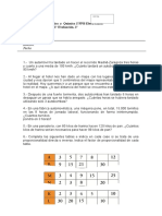 Ejemplo Examen Matemáticas 1º Trimestre