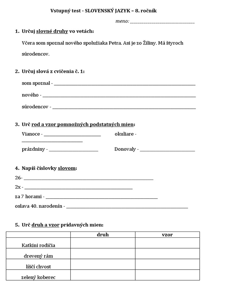 Vstupn P somn Pr ca PDF