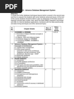 Advanced Database Management Systems
