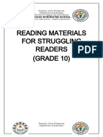 Format For The Reading Materials
