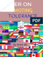 Poster On Promoting Tolerance