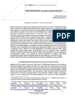 O DIRETOR ESCOLAR EM PORTUGAL Formacao e Perfil PR