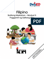 Filipino3 - K3 - M5 - Paggamit NG Salitang Kilos 02042021 1