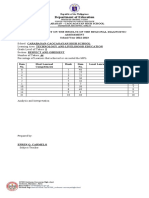 DIAGNOSTIC TEST RESULTS Template