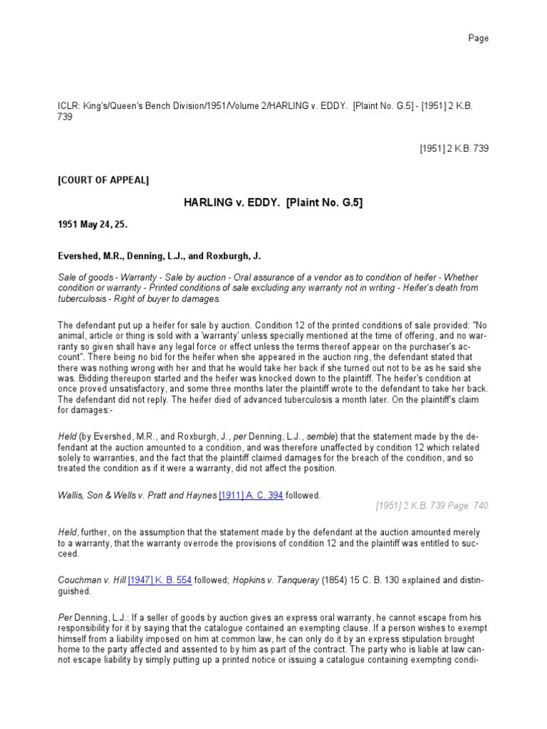 harling-v-eddy-plaint-no-g-5-1951-pdf-damages-breach-of