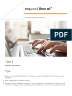 Nunavutf Ella - An Email To Request Time Off