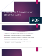 Bad Debts & Provision For Doubtful Debts