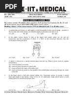 Practice Sheet (Rotation, SHM) Question Paper