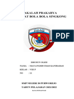 MAKALAH PRAKRYA Bola Bola Singkong