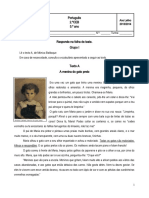 O gato preto e a menina do vestido sujo