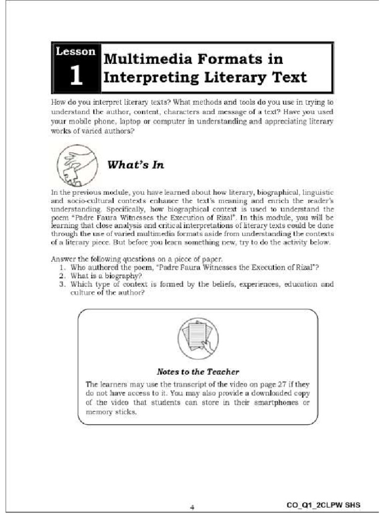 Module 4 lesson 1 pdf