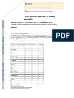 Knaggs 2011 Metabolic Cost of Daily Activities