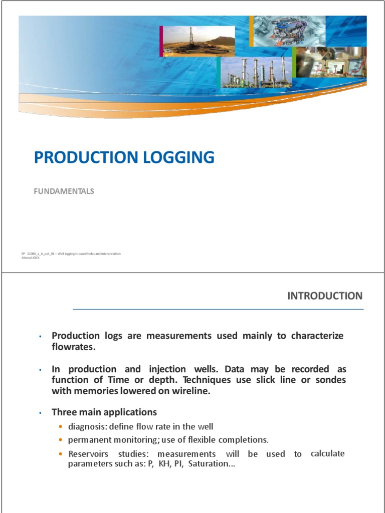 Production Logging Fundamentals 1667457005 | PDF | Flow Measurement ...