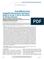 Indoor Office Wideband Millave Propagation Measurements and Channel Models at 28 and 73 GHZ For Ultra-Dense 5G Wireless Networks