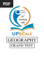 UPSCale Mains Geography Model Answers