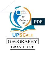 UPSCale Mains Geography Model Answers