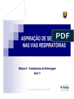 Aula 11 Aspiração de secreções VERSÃO REVISTA