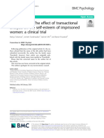 Correction To: The Effect of Transactional Analysis On The Self-Esteem of Imprisoned Women: A Clinical Trial