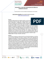 Tecnologia E Educação: O Uso Das Tecnologias de Mídia No Ambiente Escolar