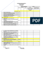 MAPEH 10 Competency Checklist MAPEH 10 Second Quarter