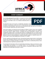 Event Summary - US Africa BizMatch Forum 2022