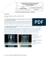 Isolamento de DNA das células da boca