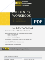 SDP Students Workbook