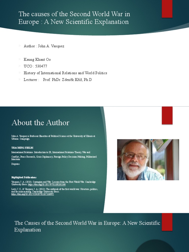 The Causes of The Second World War in Europe: A New Scientific ...