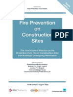 Fire Prevention On Construction Sites - Joint Code of Practice 10th Edition