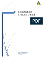 1 - La Notion Du Droit Du Travail