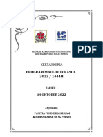 Kertas Kerja Maulidur Rasul 2022