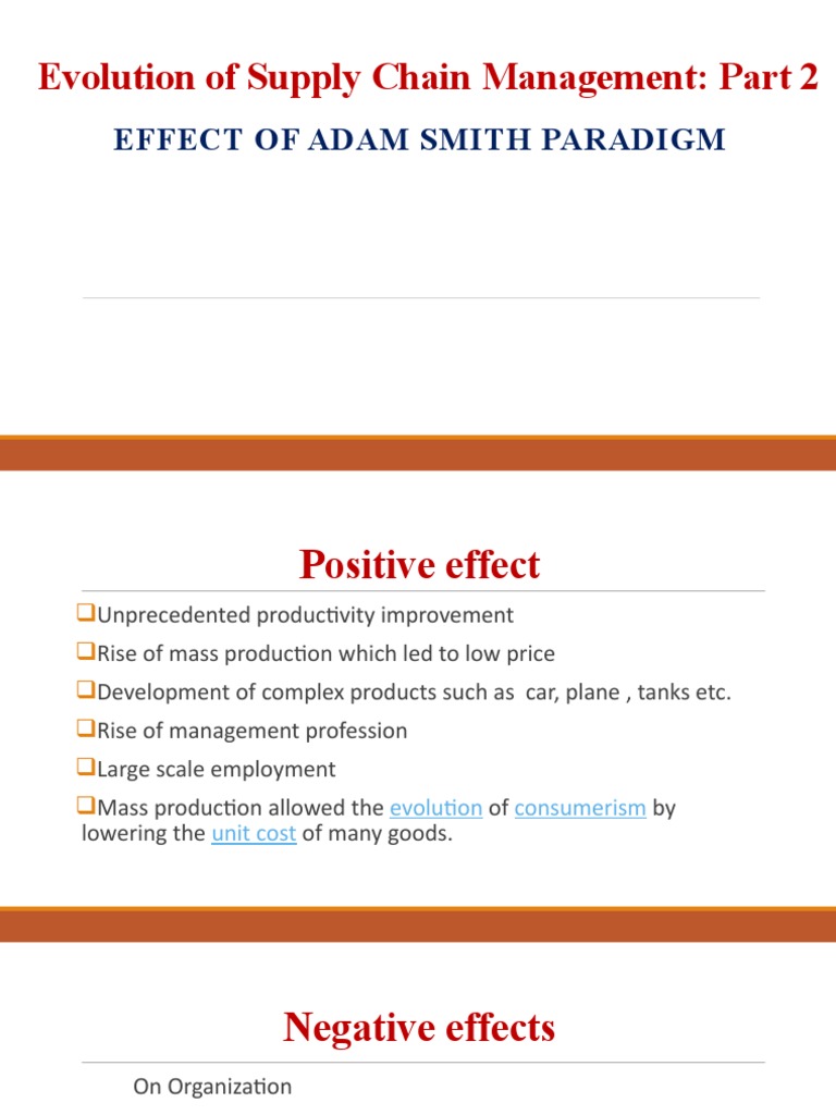 Evolution of Supply Chain Management Part 2 | PDF