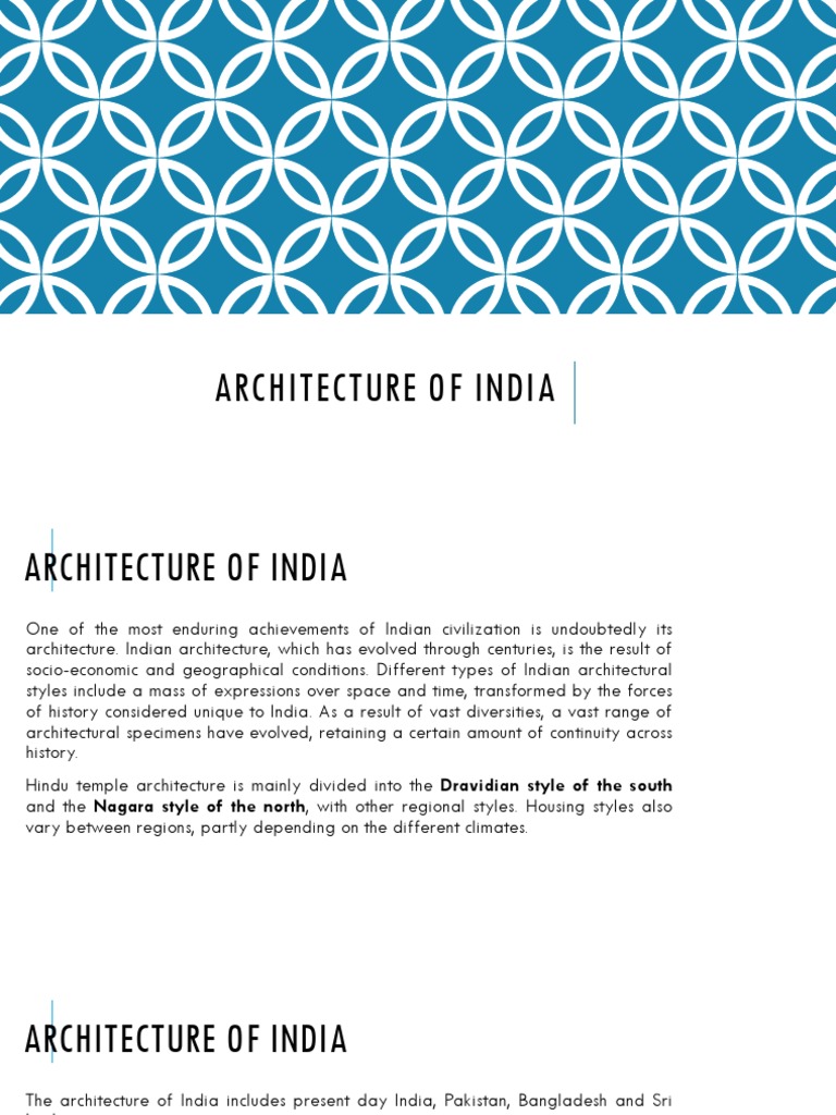 02 Indian Architecture | PDF | Architectural Styles