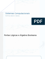 Sistemas Computacionais Álgebra Booleana