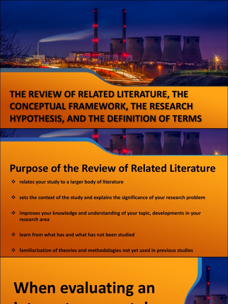 3 The Review of Related Literature The Conceptual Framework The