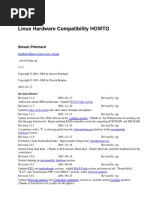 Linux Hardware-HOWTO