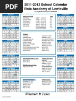 2010-11 District Calendar | PDF | Academic Term | Schools