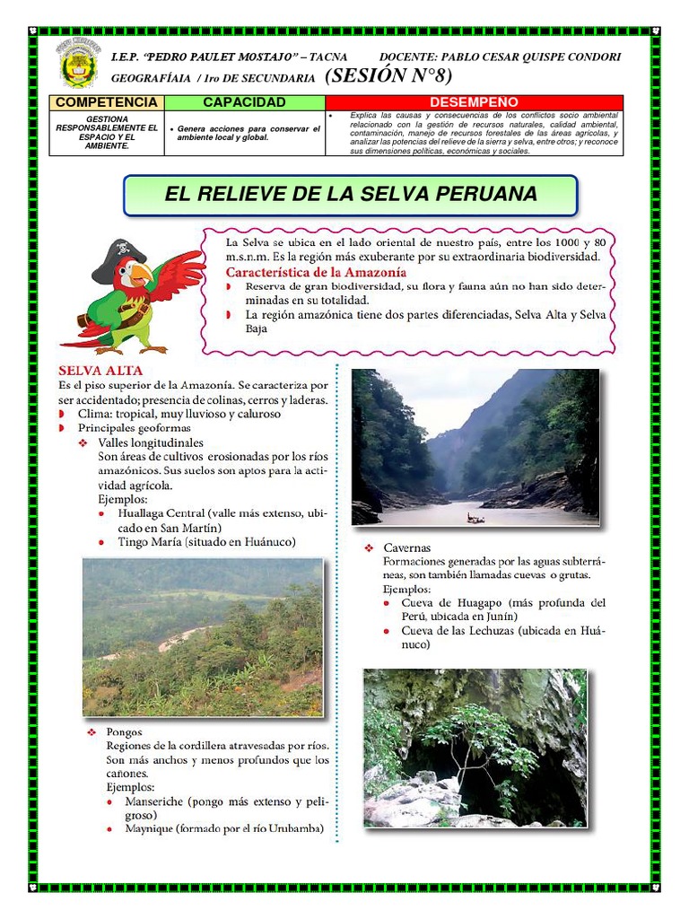 1ro El Relieve de La Selva Peruana - 1689530047