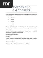 Características y aplicaciones de los calcógenos | PDF | Física ...