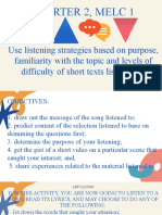 MELC 1 Listening Strategies